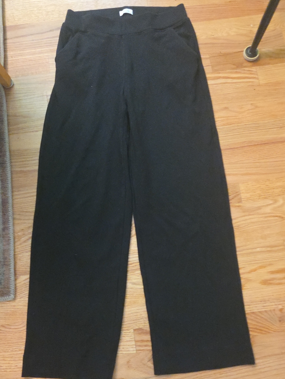 AYR Black Ponte Knit Pull-On Pants